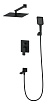 Душевой набор Wonzon&Woghand Edge WW-88939003-MB черный матовый
