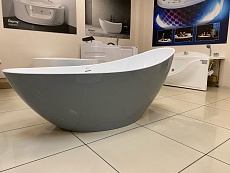 Акриловая ванна Abber AB9233G 184x79 серый