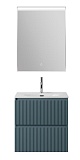 Мебель для ванной BelBagno Uno-Mini 50 см Голубой матовый
