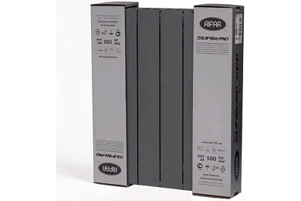 Радиатор Rifar SUPReMO 500x6 секций НП левый VL Титан S500-6 VL 7012