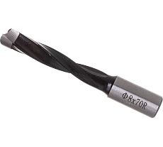 Сверло присадочное усиленное "глухое" (8x70 мм; S=10x20 мм; RH) ROTIS 412.0870R