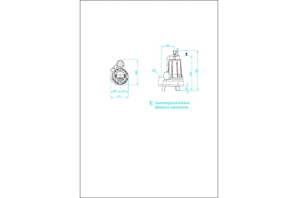 Погружной насос Dreno Pompe ALPHA V 22 M/G 2000239