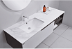 Мебель для ванной Orans BC-1131-1500 150 см со столешницей, Matt Coffee/Matt White