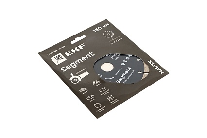 Диск алмазный Segment Master (150x22.23 мм) EKF dd-150s