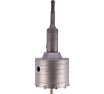 Коронка по кирпичу, камню, бетону 75 мм, М22, SDS-plus для перфоратора DERZHI 8306-010