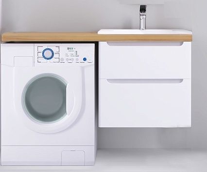 Тумба со столешницей Jorno Wood 120 см под стиральную машинку Тумба со столешницей Jorno Wood 120 см под стиральную машинку