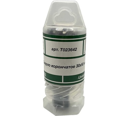 Сверло корончатое TORNERI 30х50 мм, HSS, Universal / Weldon 19 Т023642