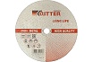 Круг отрезной по металлу и нержавеющей стали LongLife HQ (230х1.6х22.2 мм) RITTER PS50230162