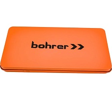 Набор метчиков и плашек Bohrer метрические, М3x0,5 М4x0,7 М5x0,8 М6x1,0 М8x1,25 М10x1,5, вороток, 14 предметов 31850140
