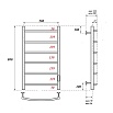 Полотенцесушитель электрический Point PN04858B П6 50x80 диммер справа, черный