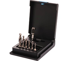 Набор метчиков для шуруповерта VOLKEL 3 в 1 M3-M10 HSS-G 7пр V67421