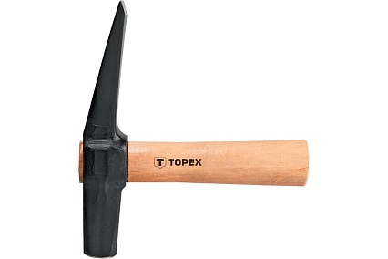 Молоток с остроконечным бойком, 1500 г, рукоятка деревянная Topex 02A685