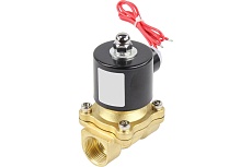 Электромагнитный клапан DN.ru VS2W-100E-NC Ду10 Ру10 латунь, резьба 3/8&quot; EPDM 220B AC D130-01247