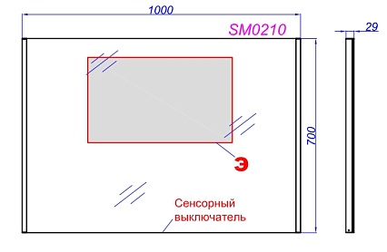 Мебель для ванной Aqwella Манчестер 100 см подвесная