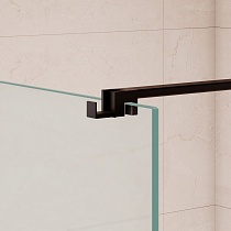 Душевая перегородка RGW Walk In WA-210B 90x195 с крючком для полотенца/халата, черный, матовое 351021009-24