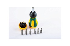 Набор комбинированных отверток Sata 6 предметов, укороченные, составные 09348