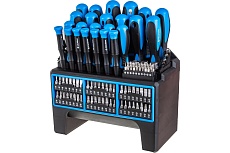 Набор отверток и бит Hoegert Technik 114 пр, сталь S2 HT1S099