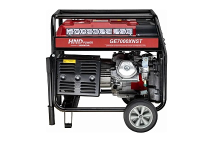 Бензиновый генератор HND GE 7000 XNST с двигателем Honda GE7000XNST