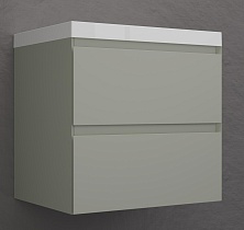 Тумба с раковиной Style Line Манхэттен 60 см олива