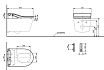 Крышка-сиденье Toto RW TCF801CG с функцией биде