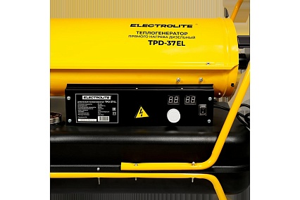 Дизельная тепловая пушка Electrolite TPD-37 EL (37000 Вт, 750 м3/час, 220 В, 2.8 л/час, Термостат) 5062