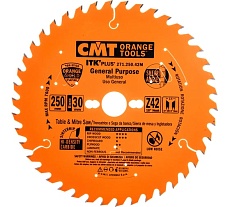 Диск пильный по дереву (250х30х2,4/1,6 мм; Z42) CMT 271.250.42M