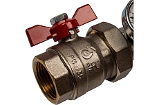 Распределительный коллектор из латуни без расходомеров 6 вых. STOUT SMB 0468 000006