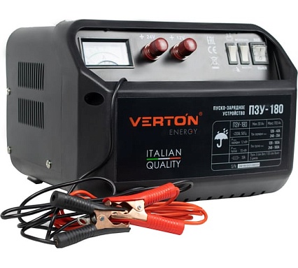 Пуско-зарядное устройство Verton Energy ПЗУ-180 12/24 В, 40-700 Ач 01.5985.5993