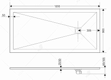 Поддон для душа RGW ST-Be 16152912-03 120x90 бежевый