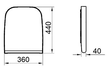 Крышка-сиденье Gural Vit Venus YM00DRP440000 с микролифтом