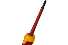 Диэлектрическая крестовая отвертка PZ1*80мм, до 1000V Berger BG BG1059