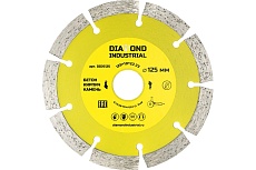 Диск алмазный сегментный (125 х 10 х 22,2 мм по бетону, кирпичу, камню) Diamond Industrial DIDS125