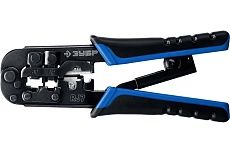 Универсальный кримпер Зубр Профессионал RJ-7 RJ45 RJ11/RJ12 22650