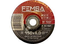 Диск шлифовальный по металлу ST 150x6.0x22 мм FEMSA 1401001102