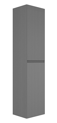Шкаф пенал Vincea Велле (Welle) 35 см, серый матовый софт-тач VSC-2WL150MG