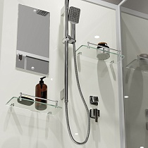 Душевая кабина Niagara Standart ST100/15Q/BK 100x100 стекло прозрачное, без крыши, без г/м
