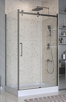 Душевой уголок BelBagno MARINO-2-AH-1-110/100-C-GM 110x100 прозрачный, оружейная сталь