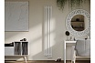 Трубчатый радиатор с круглой трубой 32 мм GUARDO Torre 3D 1800 мм высота, 3D-1800-12 NK-VER-L R9016(M)
