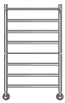 Полотенцесушитель водяной Point Артемида PN14158P П6 50x80 c 2 полками, хром