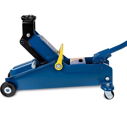 Подкатной домкрат Kraft 2.3 т, кейс, min 135mm-max350mm KT 820009