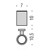 Держатель для стакана Colombo Plus W4902.CR хром