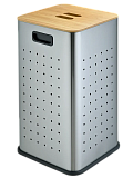 Корзина для белья WeltWasser WW Nansy MT 55L матовая сталь 10000013379
