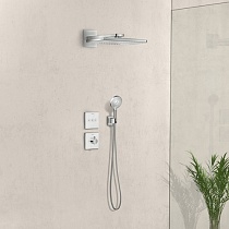 Смеситель для душа Hansgrohe ShowerSelect 15736600 термостат внешняя часть черный