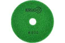 Алмазный гибкий шлифовальный круг (черепашка), 100 мм, Р800, сухой KRUGO PPD040800