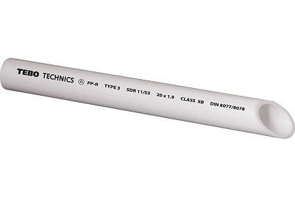 Труба TEBO PPR 75х6,8мм SDR11 (4м) 030010108