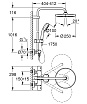 Душевая стойка Grohe Tempesta Cosmopolitan 250 26670000 термостат