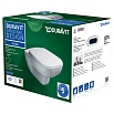 Подвесной унитаз Duravit D-Code Rimless (с крышкой SoftClose) 45700900A1