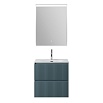 Мебель для ванной BelBagno Uno-Mini 50 см Голубой матовый