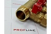 Коллектор для м/п труб 3/4x3/4x16x4 вых с кранами PROFLINE УТ-00036226