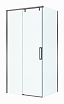 Душевой уголок BelBagno SOFT_CLOSE-1-AH-1-100/90-C-GM 100x90 прозрачный, оружейная сталь